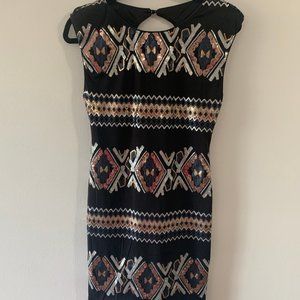 Tribal Sequin Dress